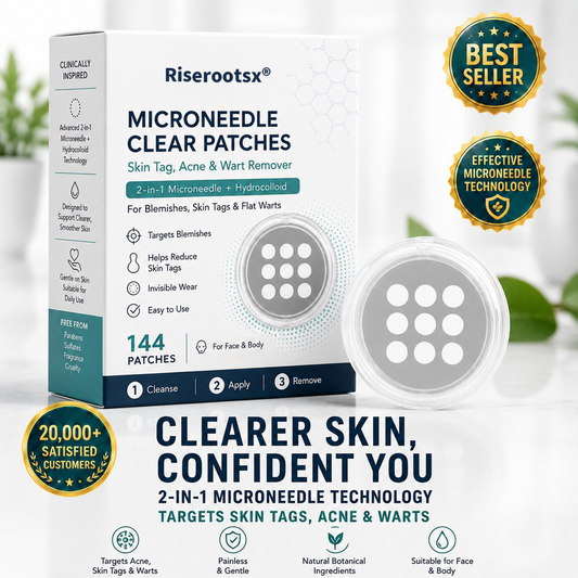 🌟Riserootsx® 2-in-1 Hydrocolloid Care Patches